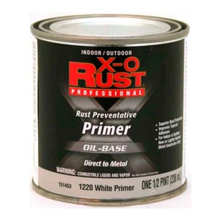 General Paint X-O Rust Oil Base Primer, White Metal Primer, 1/2-Pint - 151453